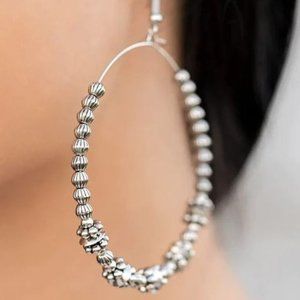 Earrings, Silver, Wire Hoop